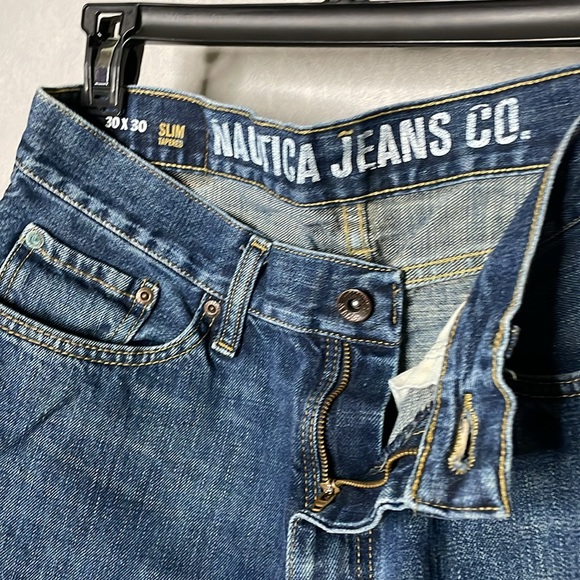 Nautica Jeans Co. SLIM Tapered Men's 30 x 30 Medium Wash EUC - Picture 3 of 6